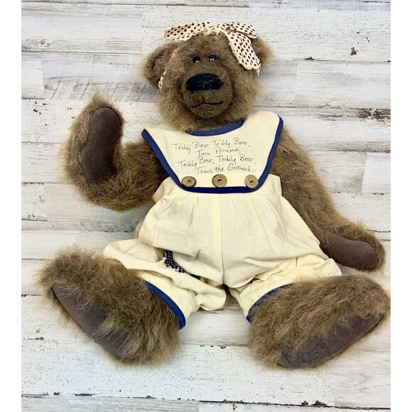 Vintage 1998 Teddy Bear St Martins Character Collectibles 18" Tall Articulated - Picture 1 of 12